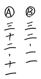 漢 数字 書き方